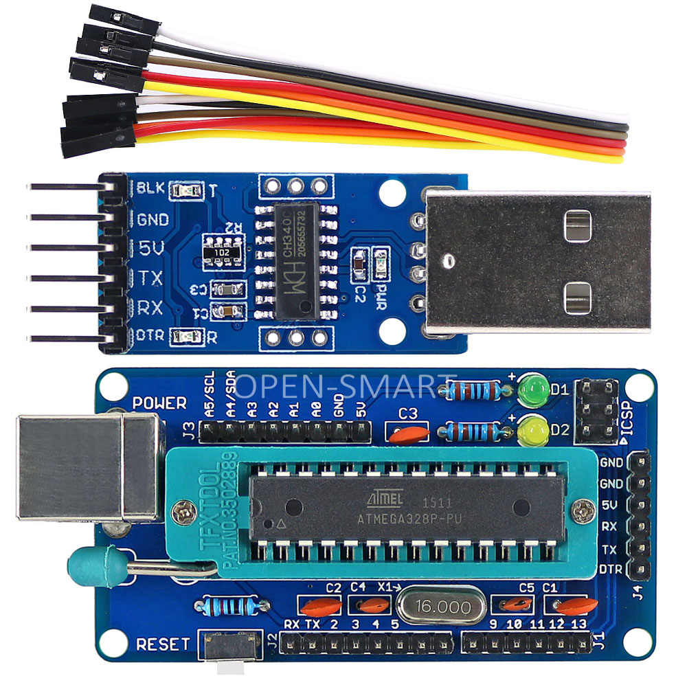 the only one adapter(CH340G) supports reset(DTR pin) I've ever seen, but can't find in China